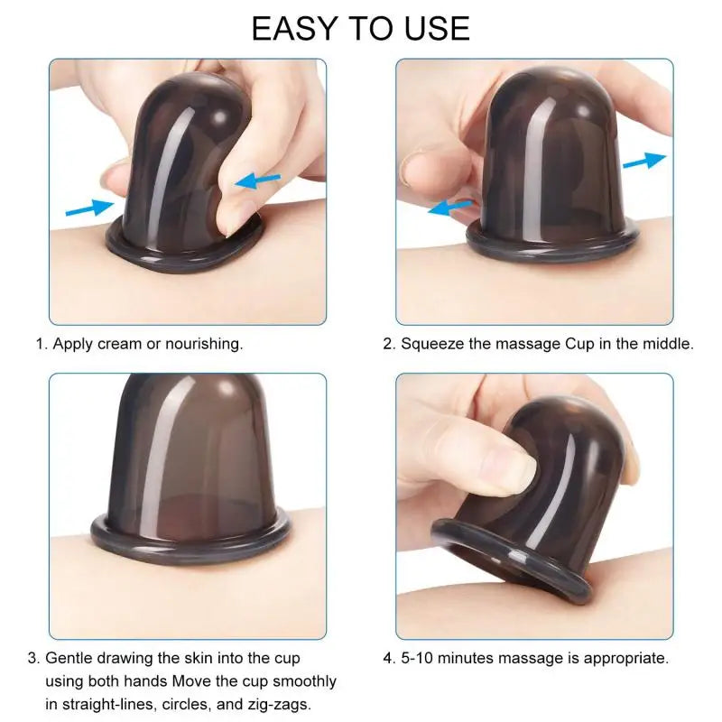 Silicone Vacuum Cupping Massage Jars