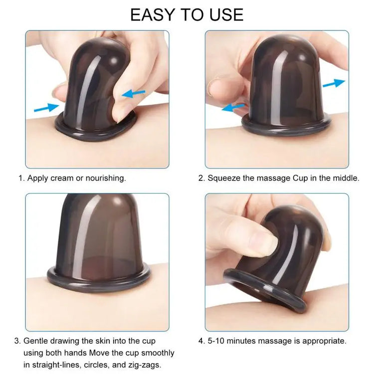 Silicone Vacuum Cupping Massage Jars