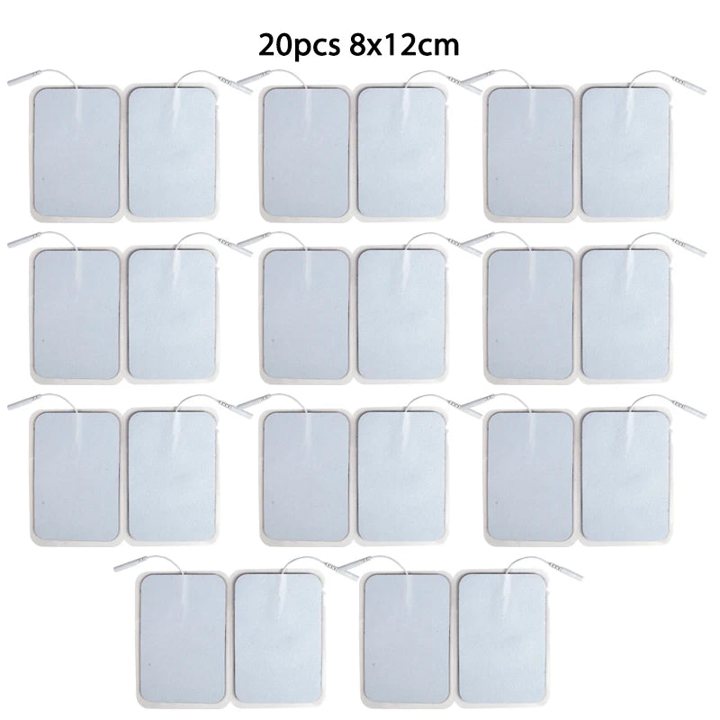 8*12cm Electrode Pads Tens Electrodes Acupuncture Physiotherapy