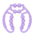 Wheel Annular Leg Clamp Massager