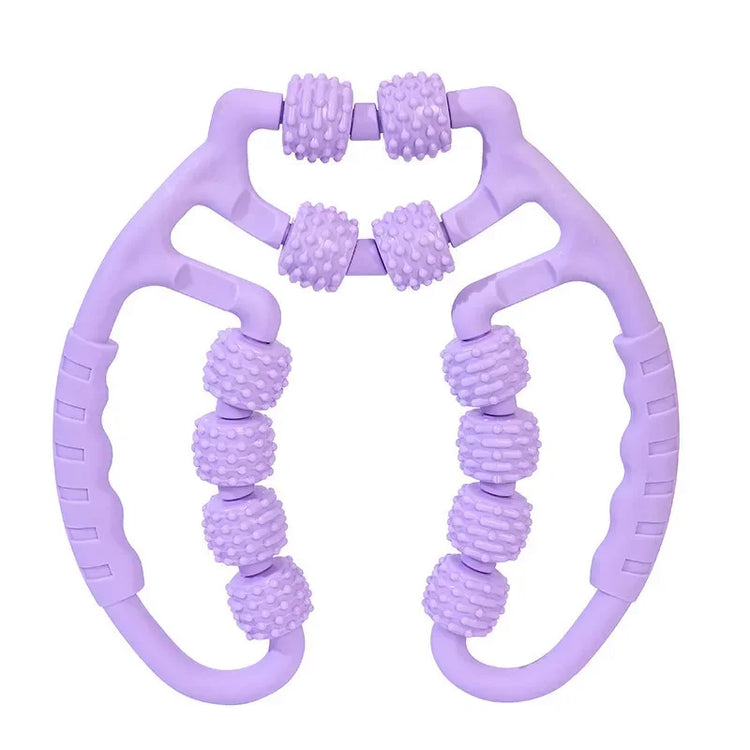 Wheel Annular Leg Clamp Massager