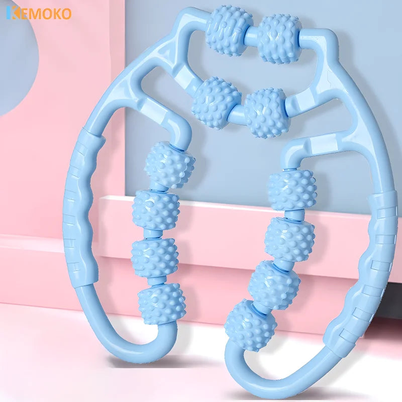 Wheel Annular Leg Clamp Massager