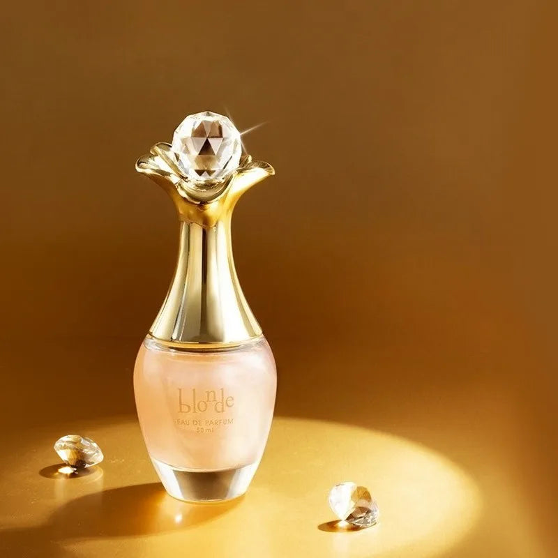 Blonde Bombshell Perfume 50ml Fresh Fruity Floral Fragrance with Elegant Floral Notes and A Touch of Musk for An Alluring Scent
