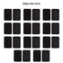 8*12cm Electrode Pads Tens Electrodes Acupuncture Physiotherapy