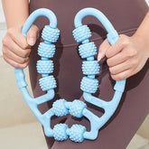 Wheel Annular Leg Clamp Massager
