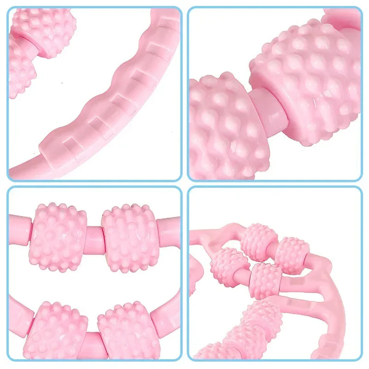 Wheel Annular Leg Clamp Massager