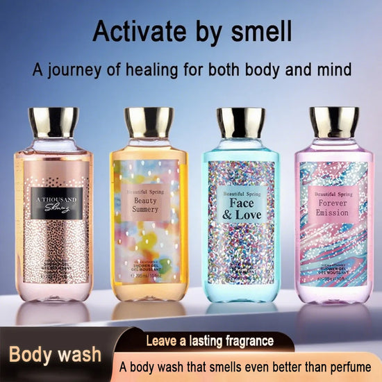 295ml Fragrance Perfume Body Wash Arabian Long Lasting Fragrance Body Cleansers Deodorization and Oil Control