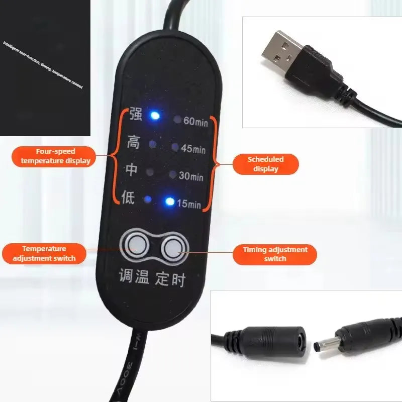 Temperature Time Control Switch Line for Electric Moxa Mask